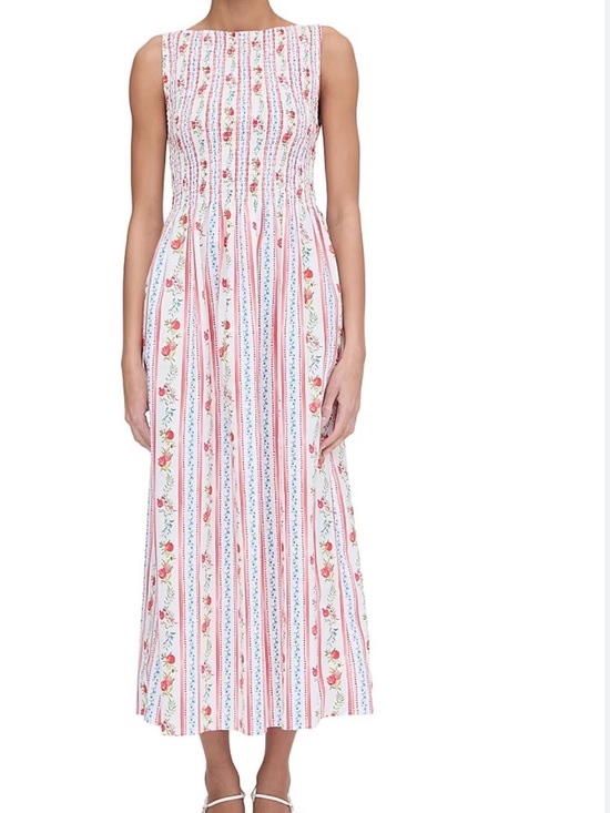 Hill House Dresses & Skirts - BNWT Hill House Cosima Nap Dress in Pomegranate Stripe Size XS